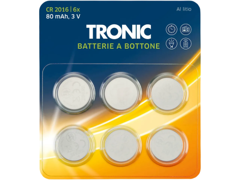 Batterie a bottone, 6 o 12 pezzi