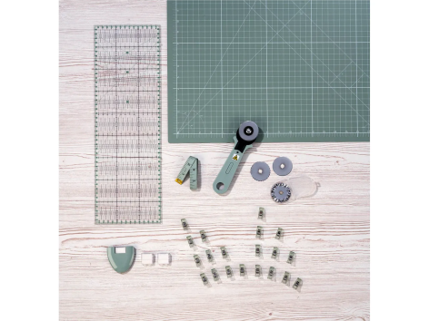 Tappetino da taglio con accessori, 31 pezzi