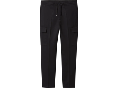 Pantaloni cargo in flanella da uomo