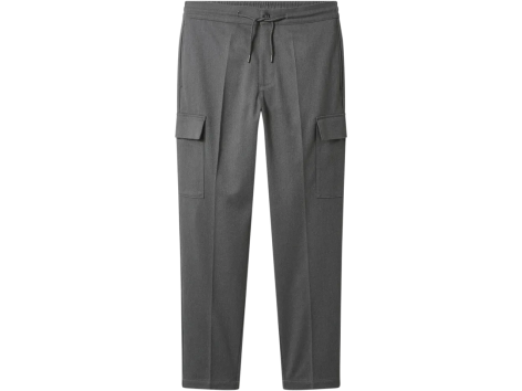 Pantaloni cargo in flanella da uomo