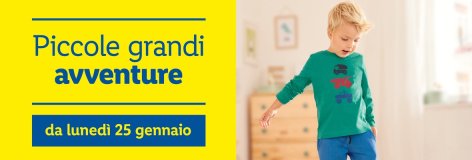 Abbigliamento bambini - Offerte valide da lun 25 gennaio 2021