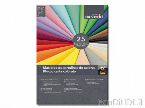 Blocco carta colorata (Feste, regali, Babbo di Natale)