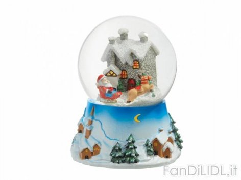 Palla di neve con (Feste, regali, Babbo di Natale)
