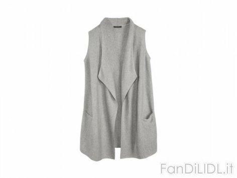 Gilet lungo da donna (Moda, abbigliamento)