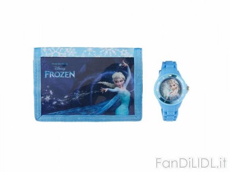 Set orologio e portafoglio (Per bambini)