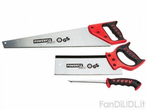 Set seghe, 3 pezzi (Officina, attrezzi, Lidl tecnico)