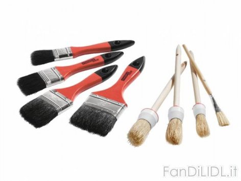 Set pennelli, 8 (Officina, attrezzi, Lidl tecnico)