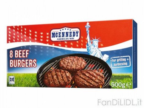 Hamburger di manzo (Articoli alimentari)