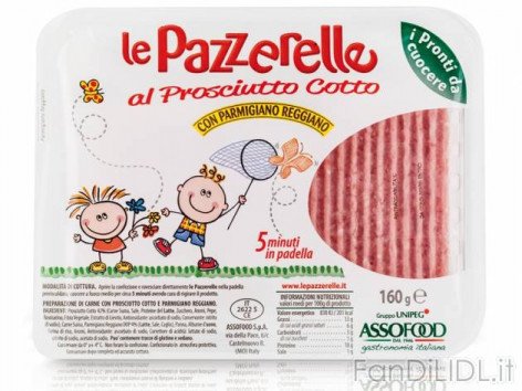 Pazzerelle con prosciutto (Articoli alimentari)