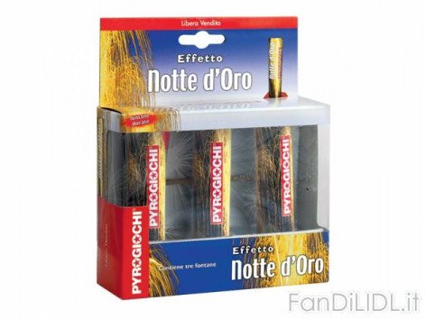 Fontana notte d Oro (Fuochi d'artificio, Capodanno, carnevale)