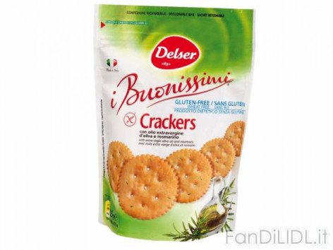 Crackers senza glutine (Articoli alimentari)