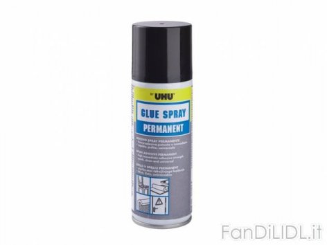 Adesivo spray permanente (Articoli per ufficio, cartacei, industriali)