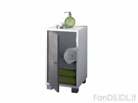 Mobiletto con 1 (Bagno, accessori, interno)