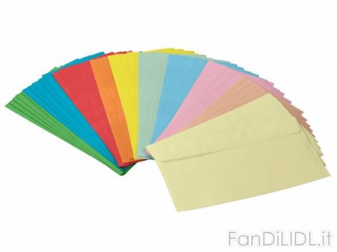 Buste colorate (Articoli per ufficio, cartacei, industriali)