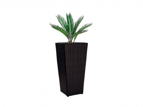 Vaso decorativo per piante, rettangolare o conico