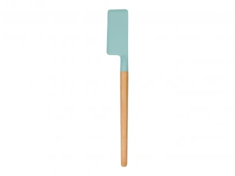 Utensile da cucina in silicone e bambù