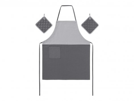Set grembiule da cucina e guanti forno