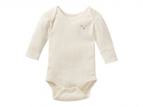 Body a manica lunga da neonata, 5 pezzi