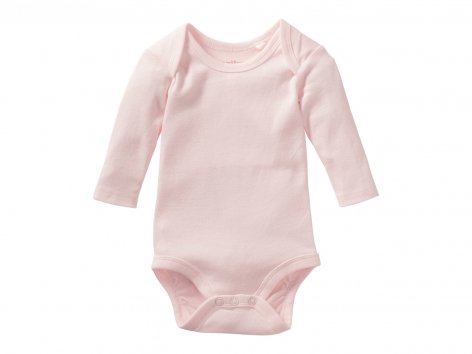 Body a manica lunga da neonata, 5 pezzi