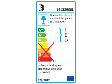 Lampada LED da soffitto con altoparlante Bluethooth