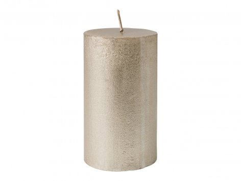 Candela profumata in vasetto o candela effetto metallizzato