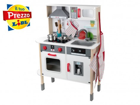 Cucina giocattolo in legno