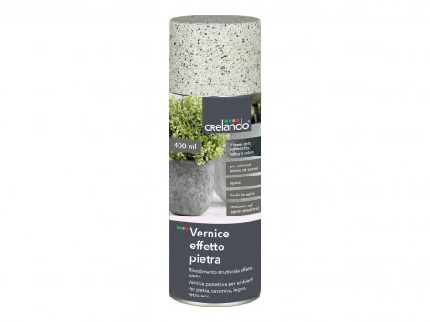 Vernice spray effetto pietra o metallica