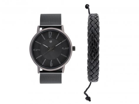 Set orologio e braccialetto da uomo