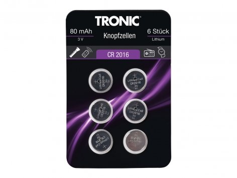Batterie a bottone, 6 pezzi