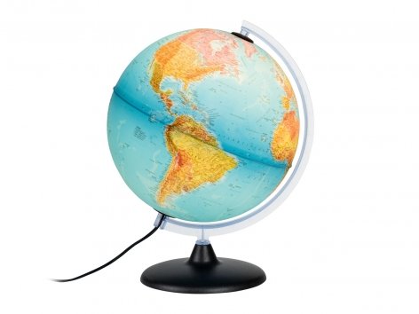 Mappamondo luminoso