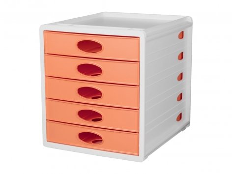 Box per ufficio con 5 cassetti