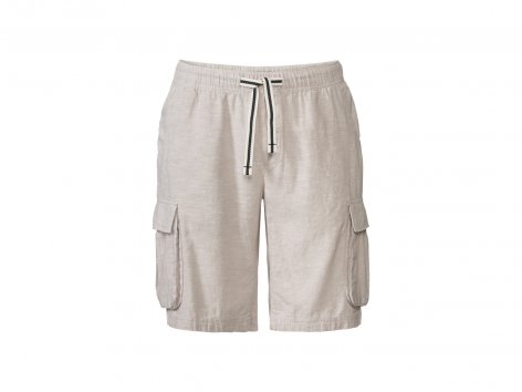 Bermuda in lino da uomo