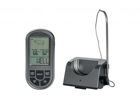 Termometro radiocontrollato per barbecue