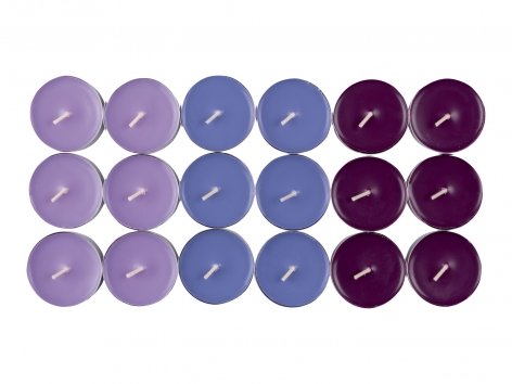 Candele profumate, 6 o 18 pezzi