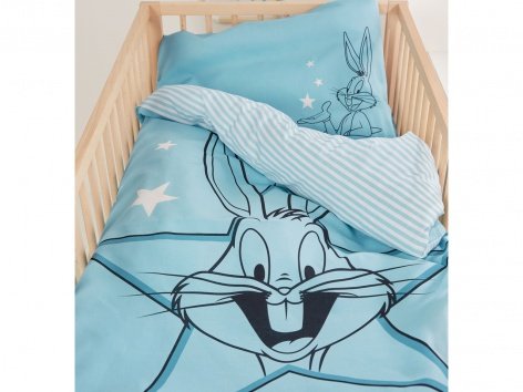 Parure copripiumino per lettino "Looney Tunes"