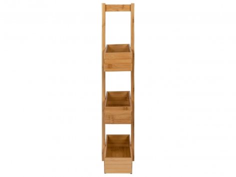 Scaffale o stander portasciugamani in bambù