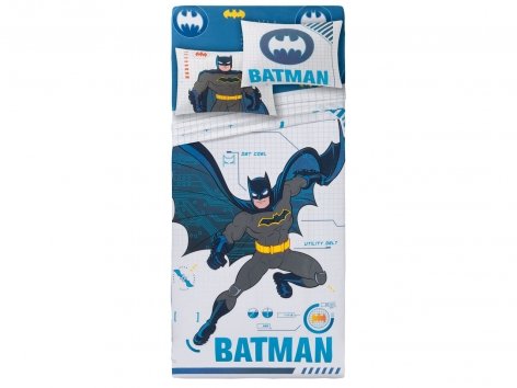 Completo lenzuola singole "Peppa Pig, Jurassic Park, Batman, Paw Patrol, Spirit, Miraculous"