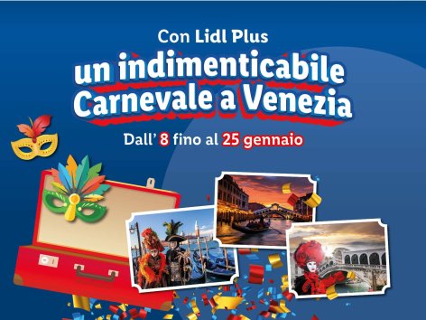 Carnevale - Offerte valide da lun 08 gennaio 2024