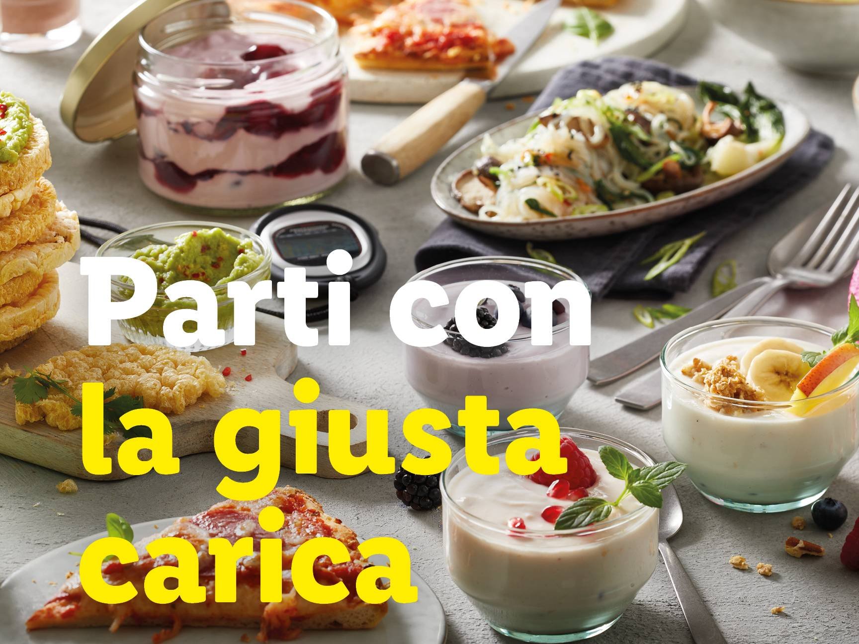 Parti con la giusta carica