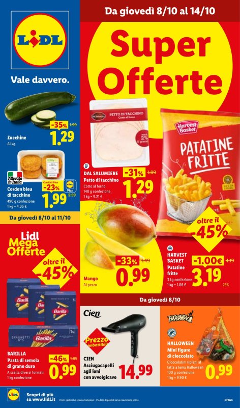Offerte valide dal 8/10 al 14/10