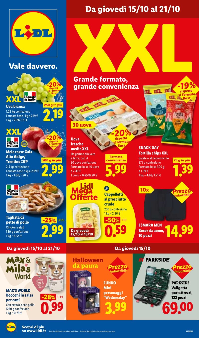 Pagina 1 del volantino Offerte valide dal 15/10 al 21/10