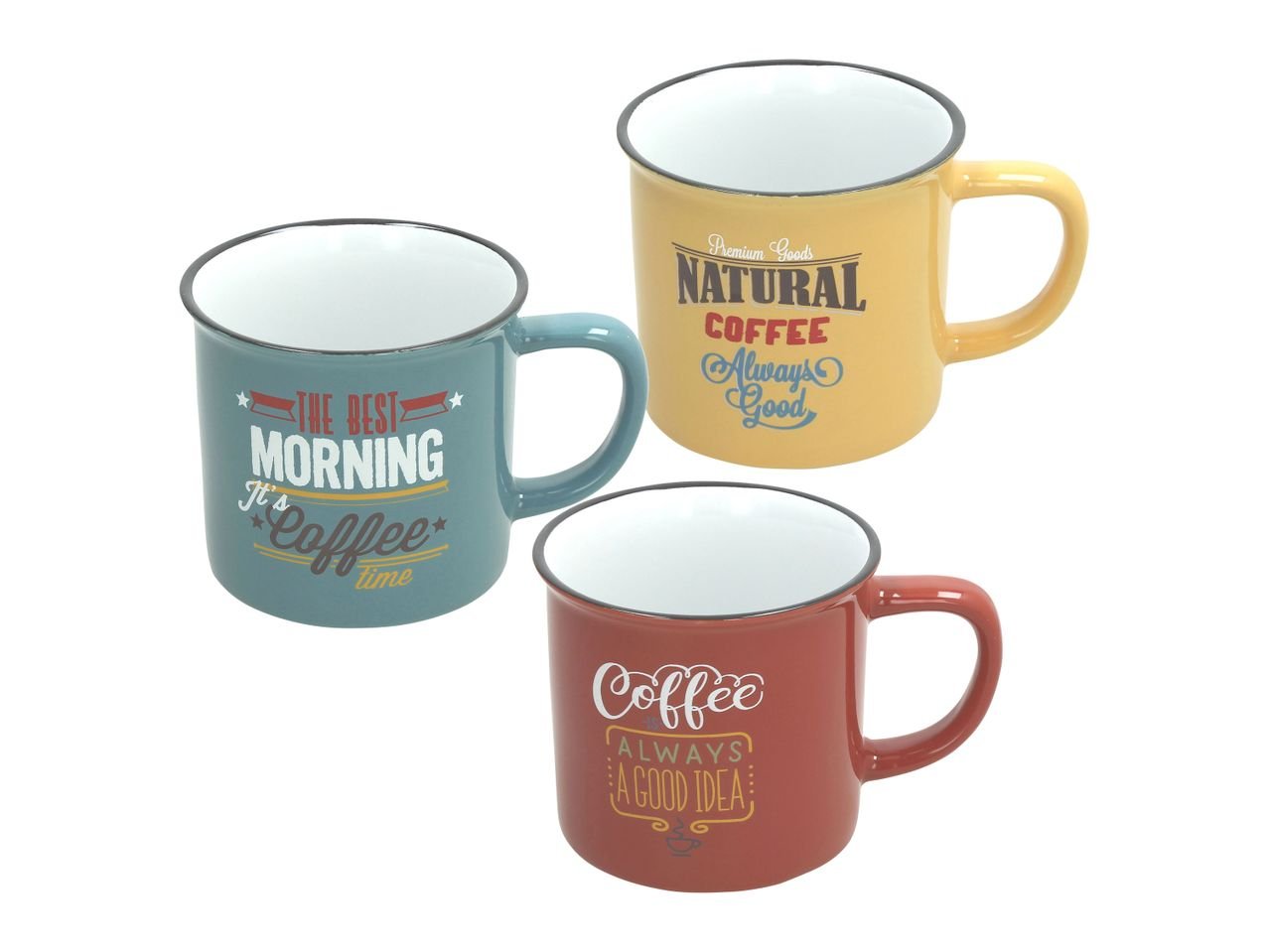 Set tazze, 3 pezzi