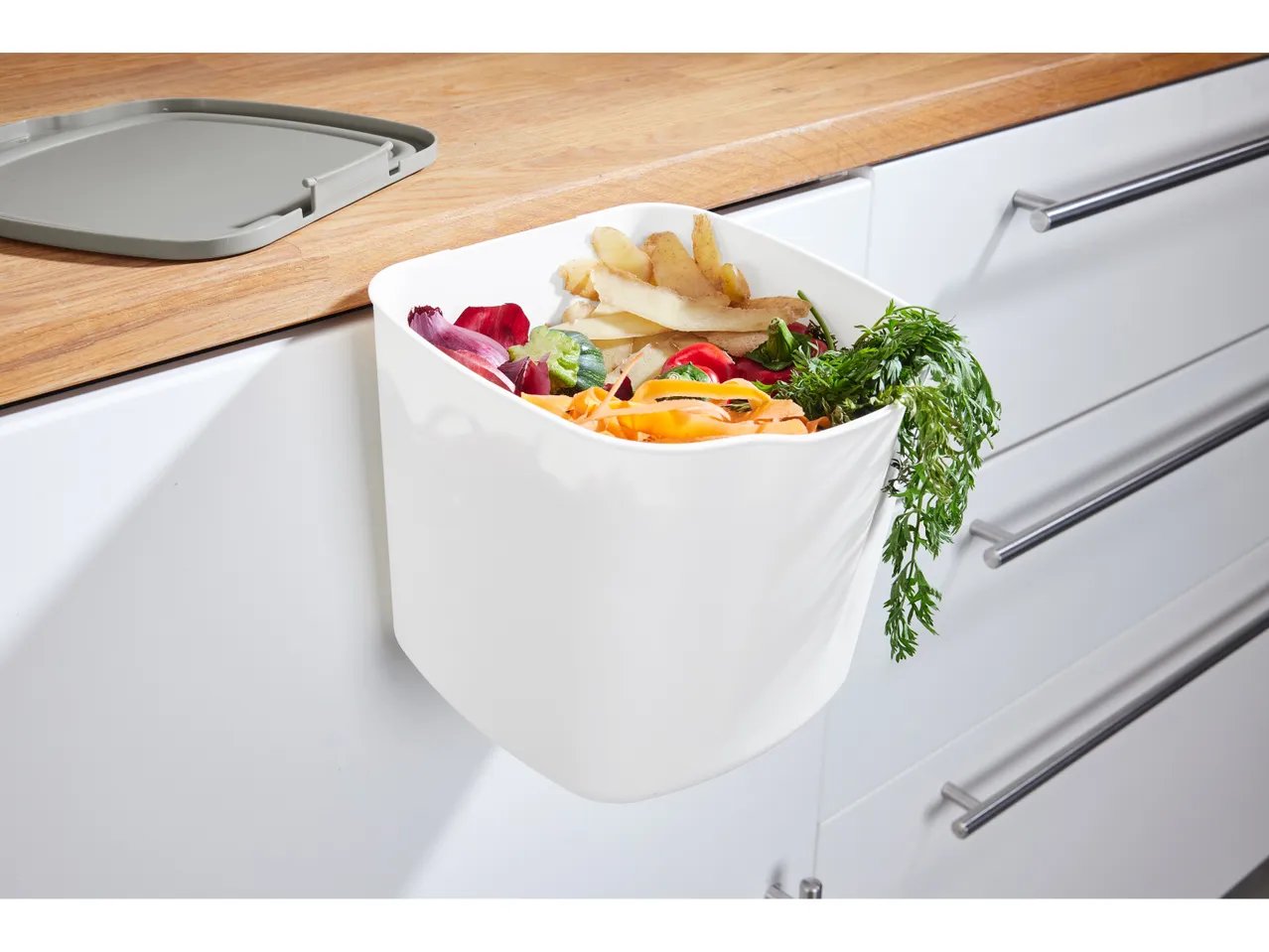 Contenitore salvafreschezza per verdure, centrifuga per insalata o mini pattumiera