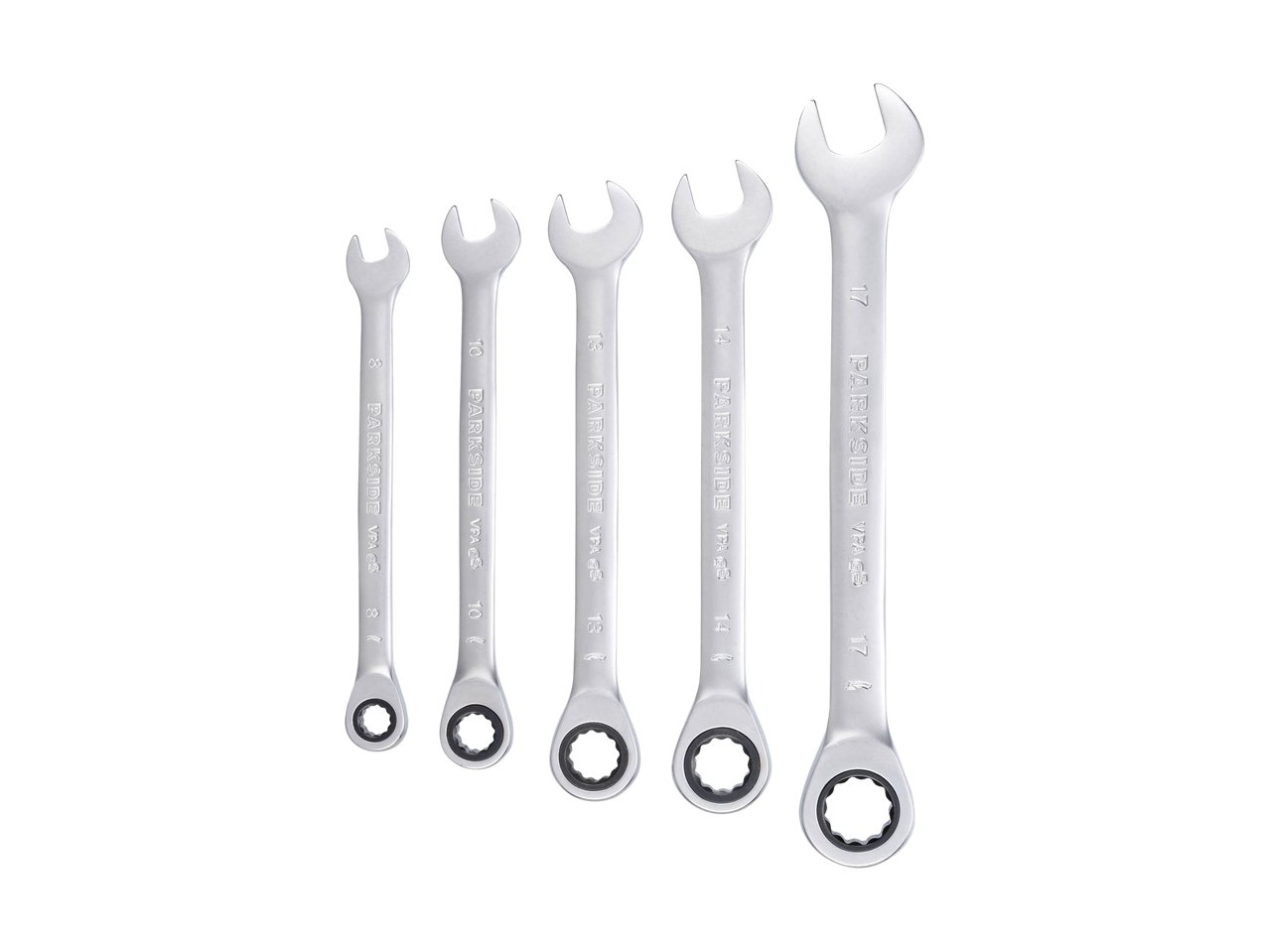 Set chiavi a cricchetto, 5 pezzi