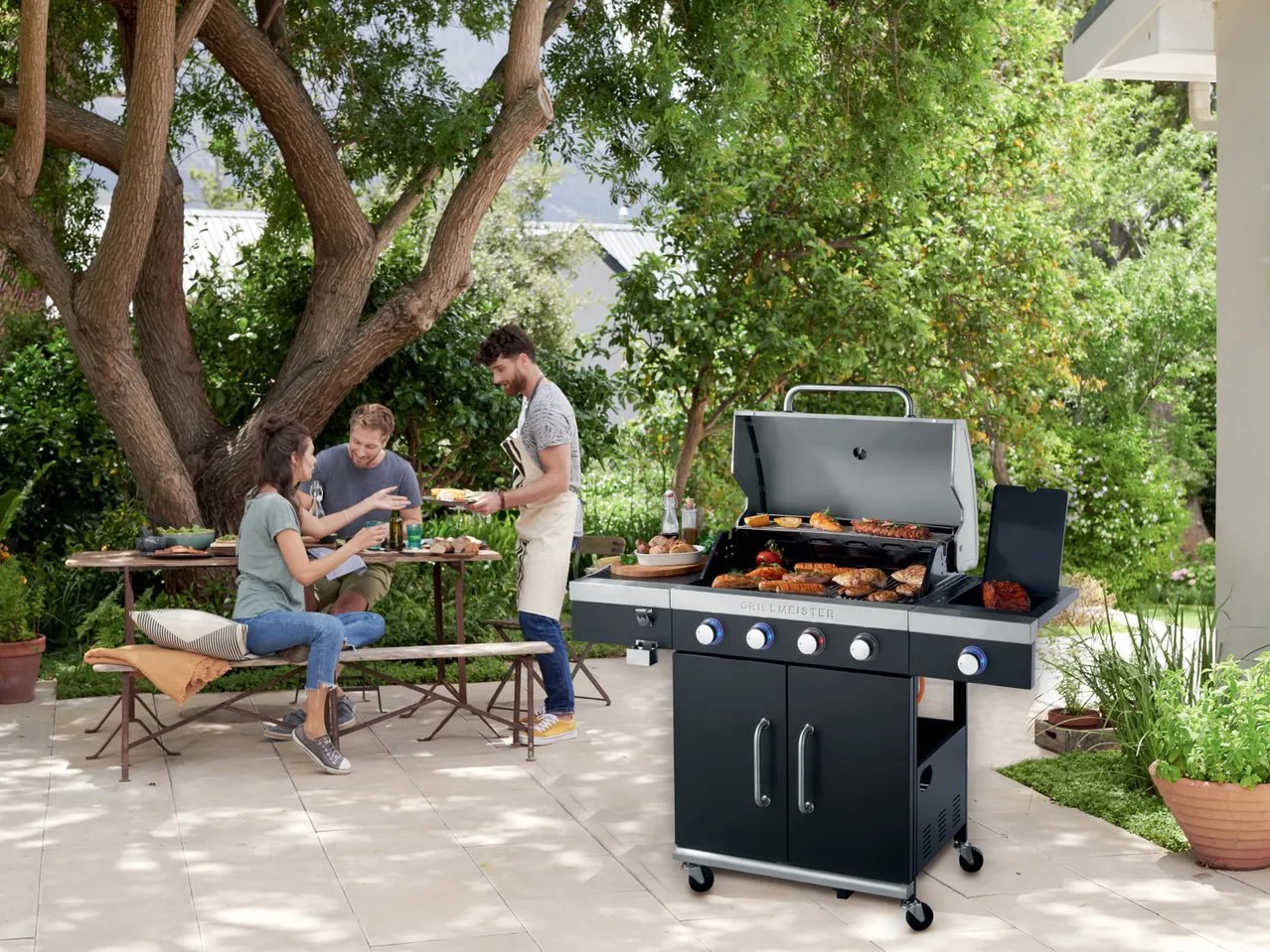 Barbecue a gas