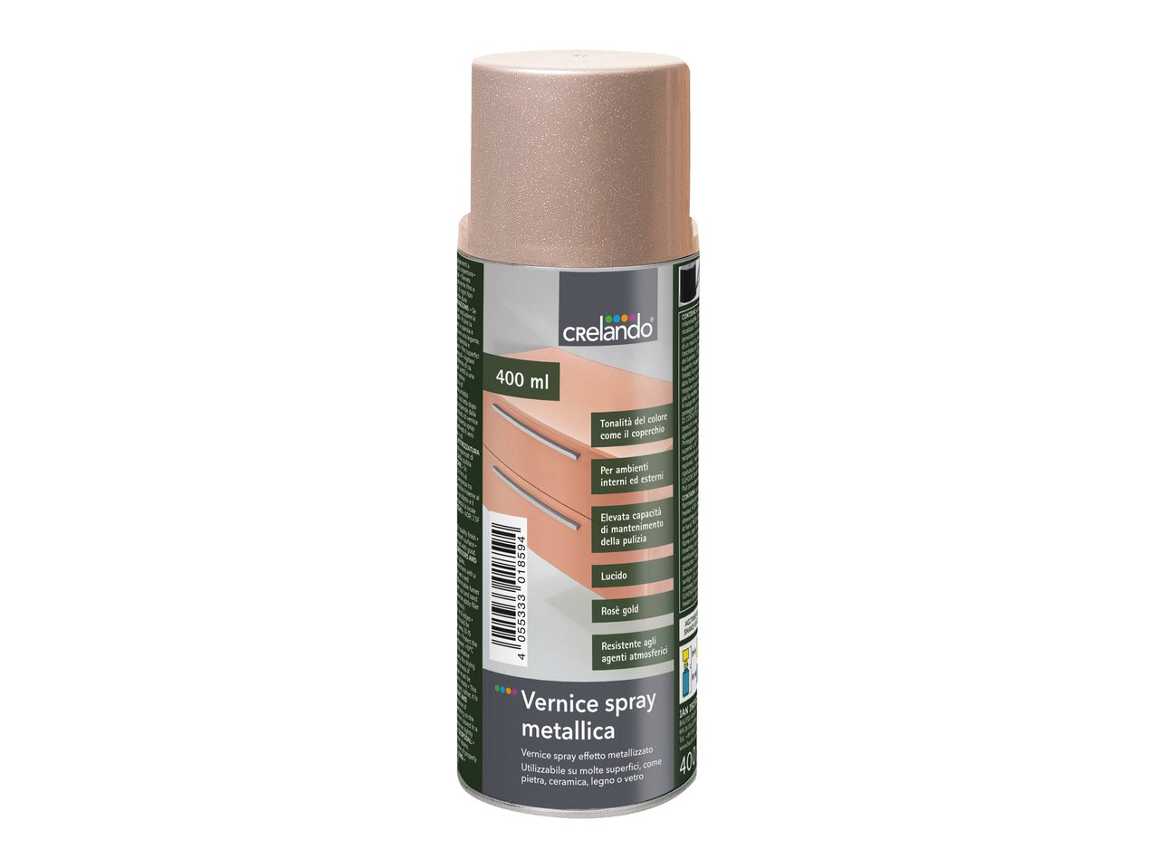 Vernice spray effetto pietra, metallica o argento