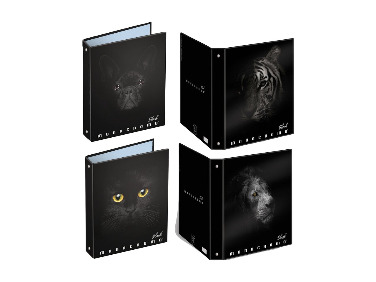 Cartella  ad anelli A4 Black & White