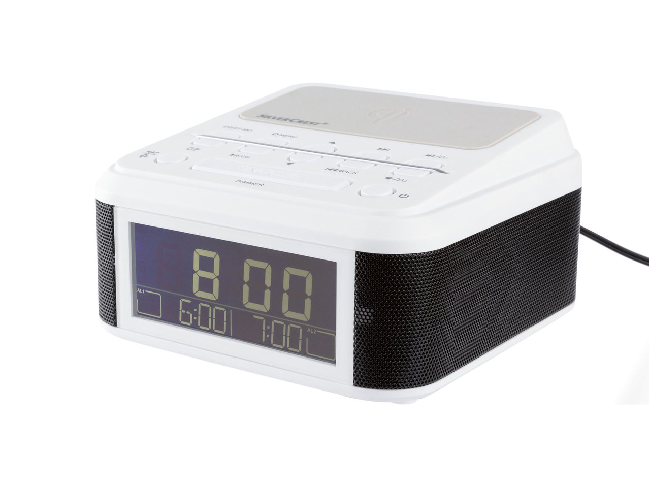 Radiosveglia Bluetooth con funzione di ricarica Qi