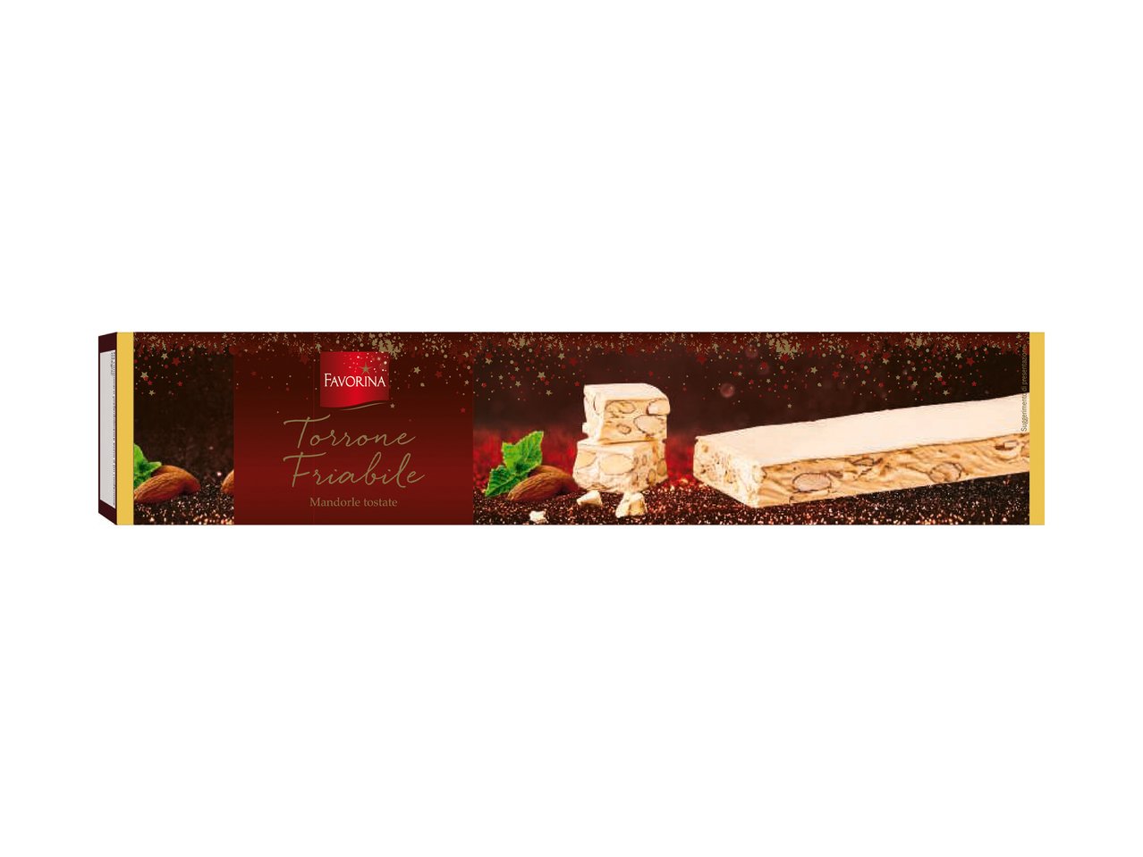 Torrone friabile alle mandorle tostate