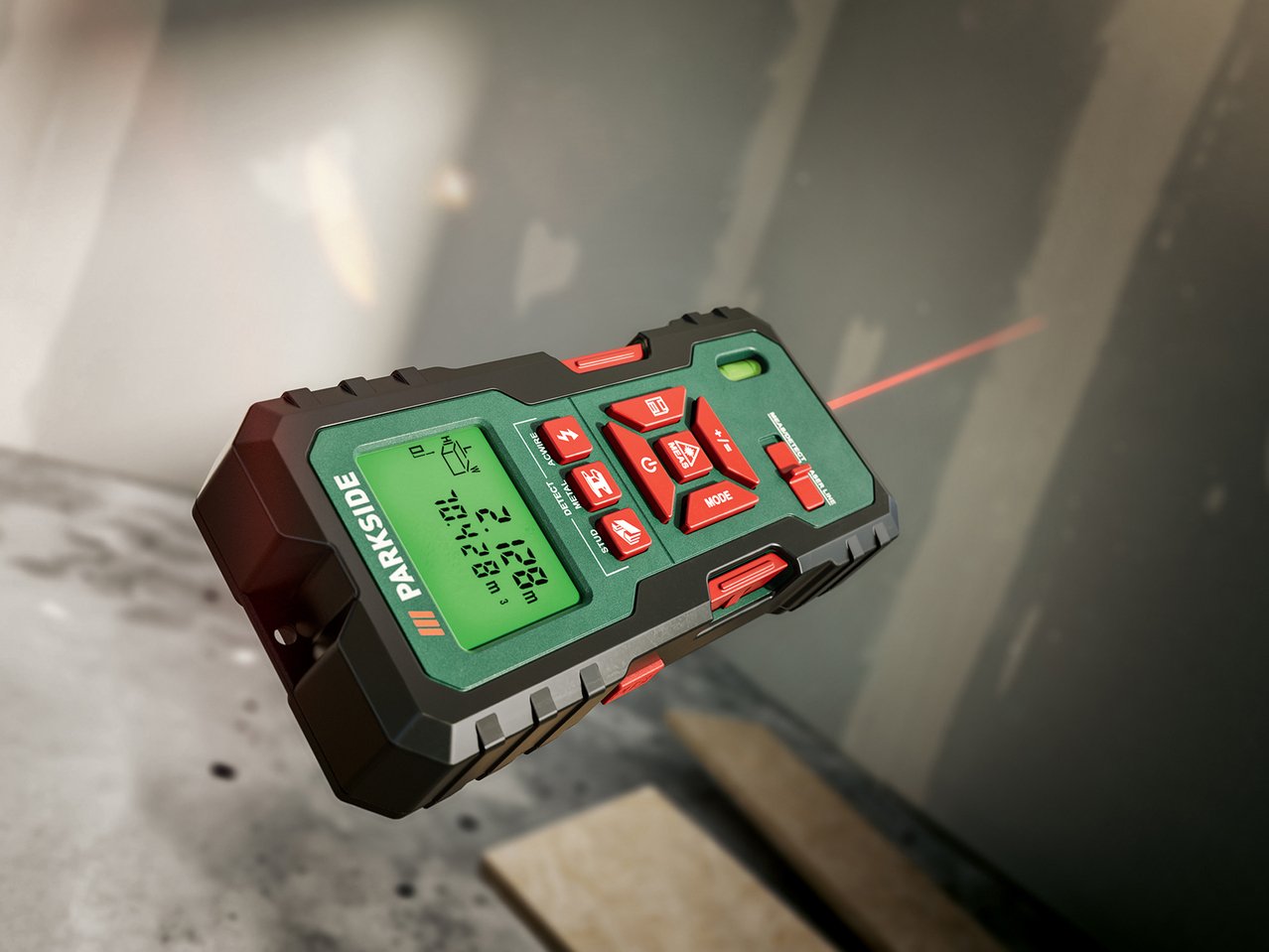 Rilevatore multifunzione con laser